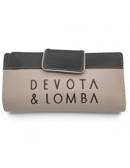 BILLETERO PIEL DEVOTA&LOMBA LARGO BEIGE/MARRON