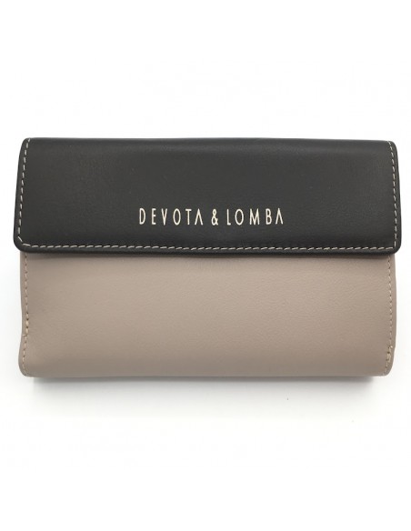 BILLETERO PIEL DEVOTA&LOMBA LARGO BEIGE/MARRON