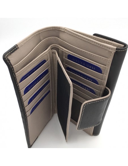 BILLETERO PIEL DEVOTA&LOMBA LARGO BEIGE/MARRON