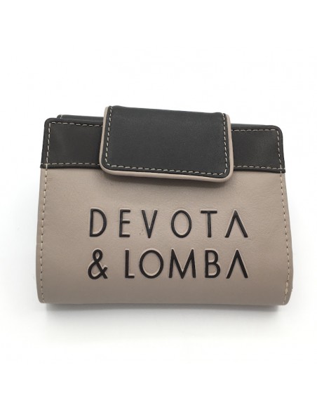 BILLETERO PIEL DEVOTA&LOMBA MEDIANO BEIGE/MARRON