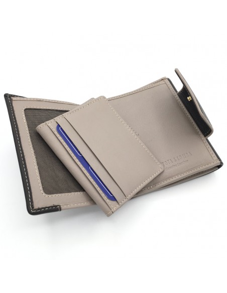 BILLETERO PIEL DEVOTA&LOMBA MEDIANO BEIGE/MARRON