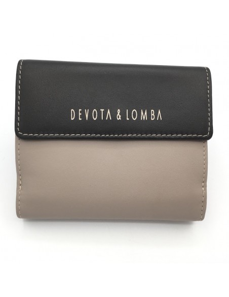 BILLETERO PIEL DEVOTA & LOMBA PEQ. BEIGE/MARRON
