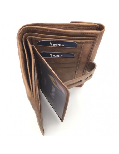 BILLETERO MONEDERO PIEL MENTA ARGEL...