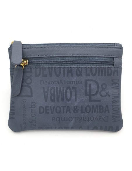 MONEDERO DEVOTA & LOMBA PIEL NAPOLES 13CM. (varios colores)