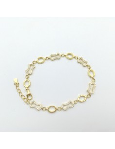 PULSERA PLATA DE LEY/ BAÑO...