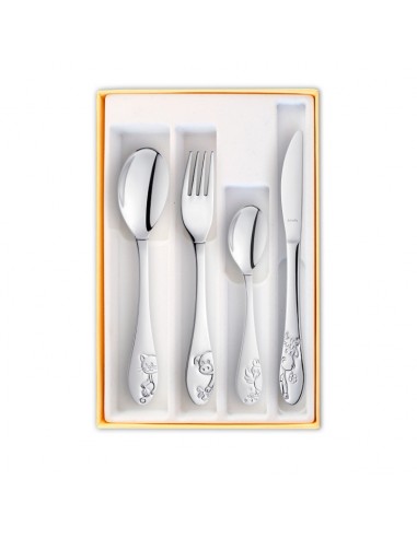 SET CUBIERTOS ACERO INOX. ANIMALES...