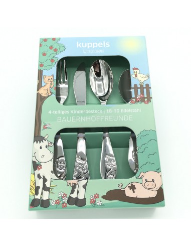 SET CUBIERTOS ACERO INOX. ANIMALES...