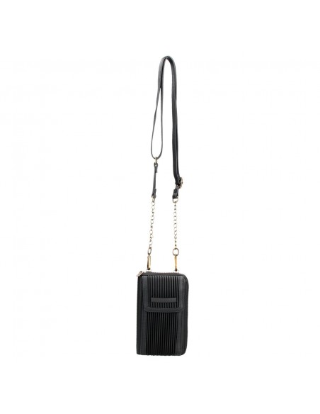 CARTERA-BANDOLERA PORTA MOVIL PEPE JEANS AURORA NEGRO