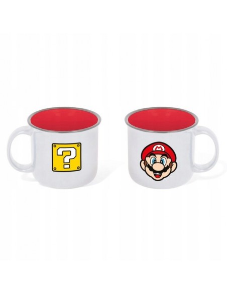 TAZA CERAMICA DESAYUNO 400 ML SUPER MARIO