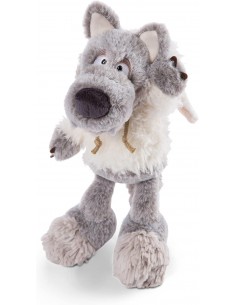 PELUCHE LOBO ULVY CON PIEL...