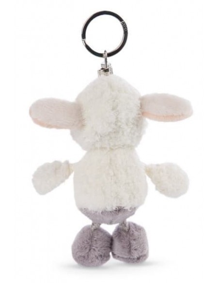 LLAVERO LOBO ULVY PIEL DE CORDERO NICI 10CM.