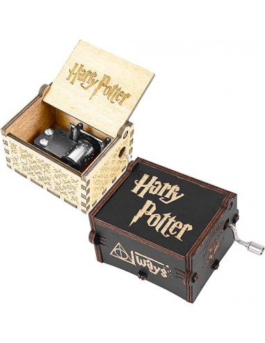 CAJA DE MUSICA  MADERA HARRY POTTER
