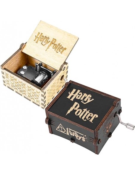 CAJA DE MUSICA  MADERA HARRY POTTER