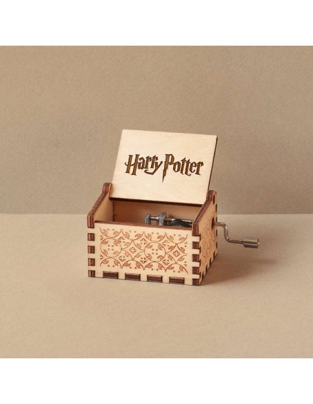 CAJA DE MUSICA  MADERA HARRY POTTER