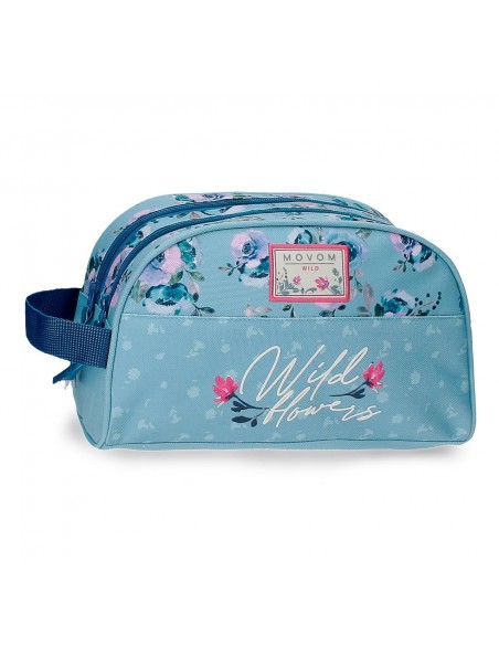 NECESER DOBLE COMPARTIMENTO MOVOM WILD FLOWERS