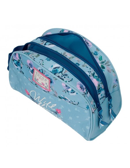 NECESER DOBLE COMPARTIMENTO MOVOM WILD FLOWERS