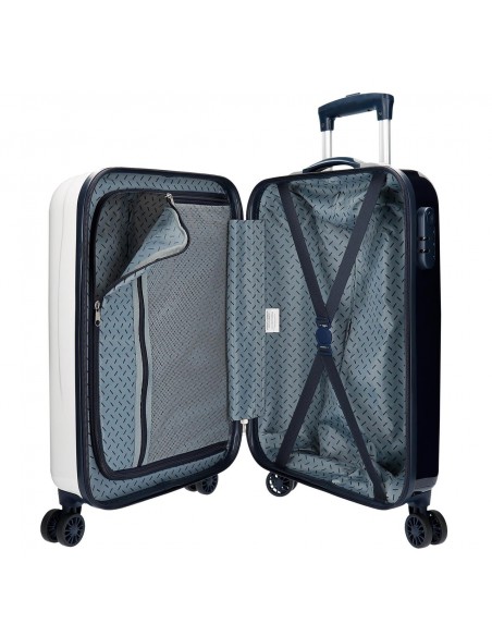 MALETA DE CABINA RÍGIDA MICKEY ENJOY THE DAY BLUE