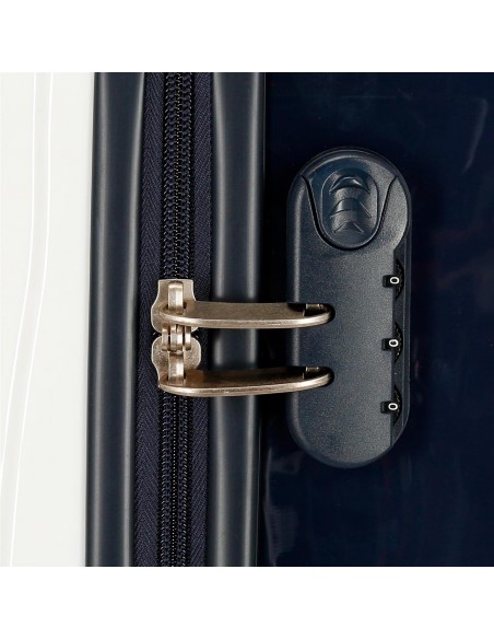 MALETA DE CABINA RÍGIDA MICKEY ENJOY THE DAY BLUE