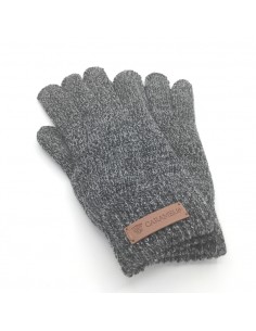 GUANTE PUNTO JASPEADO GRIS...