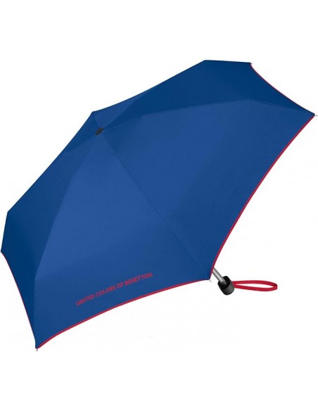 PARAGUAS BENETTON ULTRA MINI PLANO 17CM. AZUL