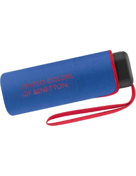 PARAGUAS BENETTON ULTRA MINI PLANO 17CM. AZUL