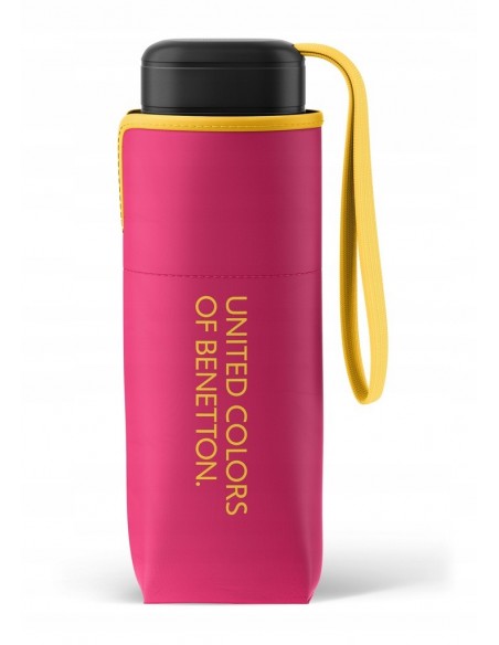 PARAGUAS BENETTON ULTRA MINI PLANO 17CM. FUCSIA