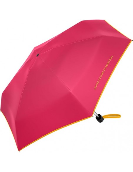 PARAGUAS BENETTON ULTRA MINI PLANO 17CM. FUCSIA