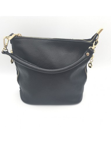 BOLSO CUBO DE PIEL DOBLE ASA PEQ.