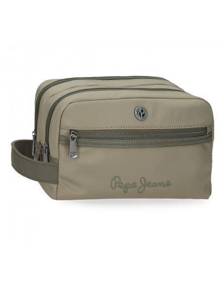 NECESER PEPE JEANS CORIN DOS COMPARTIMENTOS VERDE