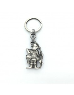 LLAVERO METAL PESCADOR