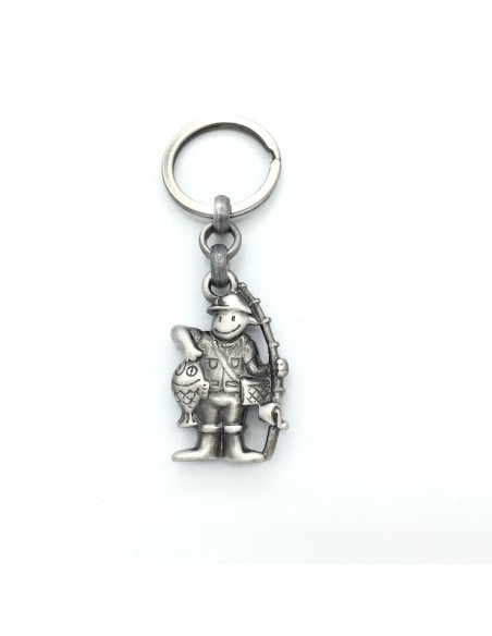 LLAVERO METAL PESCADOR