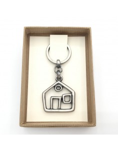 LLAVERO METAL CASA SILUETA 2