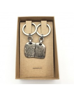 LLAVERO DOBLE METAL PAREJA... 2