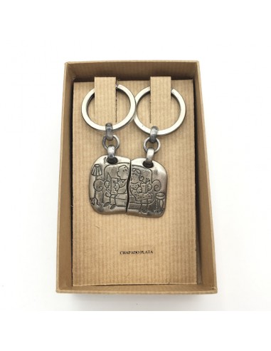 LLAVERO DOBLE METAL PAREJA SOFA