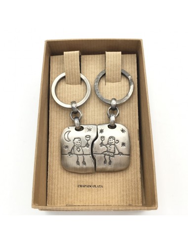 LLAVERO DOBLE PAREJA BRINDIS