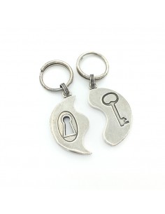 LLAVERO DOBLE CIRCULO LLAVE...