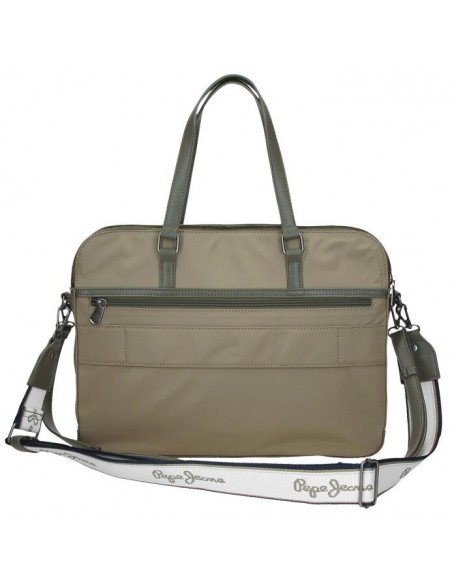 MALETÍN PORTA ORDENADOR PEPE JEANS CORIN VERDE