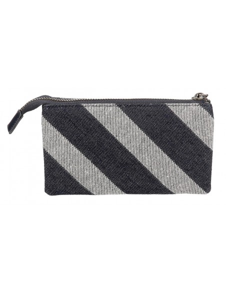 MONEDERO PEPE JEANS CELINE TRES COMPARTIMENTOS VAQUERO