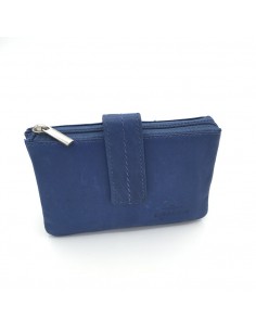 MONEDERO PIEL CHARRO TRIPLE...