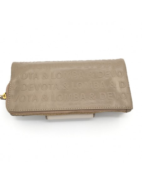 BILLETERO PIEL LARGO DEVOTA & LOMBA MILAN TAUPE