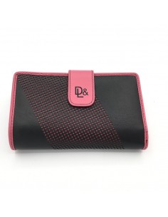 CARTERA NEGRA Y ROSA DEVOTA...