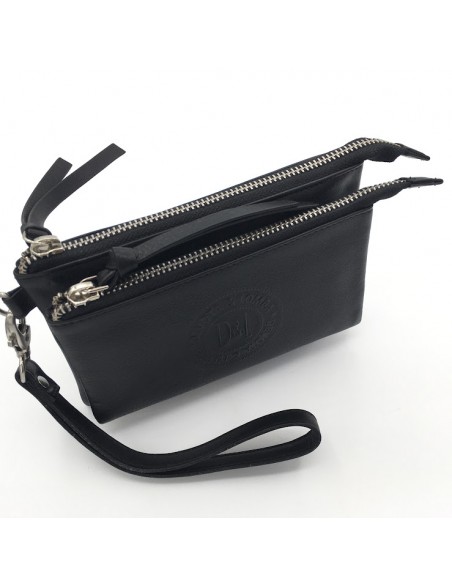 CARTERA PORTATODO MANO DEVOTA & LOMBA PIEL DOBLE IRIS