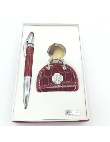 SET BOLIGRAFO Y LLAVERO CON APLIQUE...