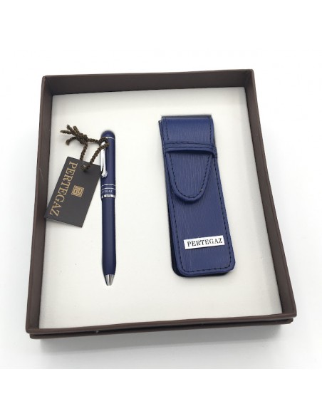 BOLIGRAFO PERTEGAZ CON ESTUCHE AZUL