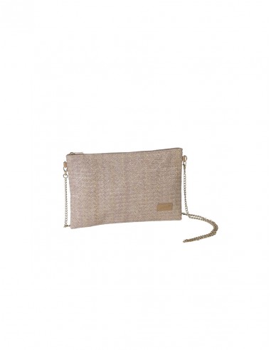 CARTERA ESPIGA HORIZONTAL BEIGE MALUCA
