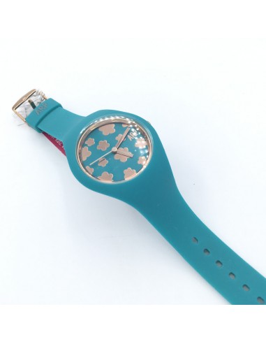 RELOJ SILICONA  VERDE ESFERA NUBES...