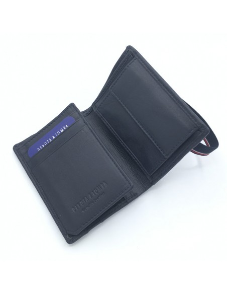 CARTERA BILLETERA DE PIEL CON MONEDERO CIERRE GOMA DEVOTA Y LOMBA