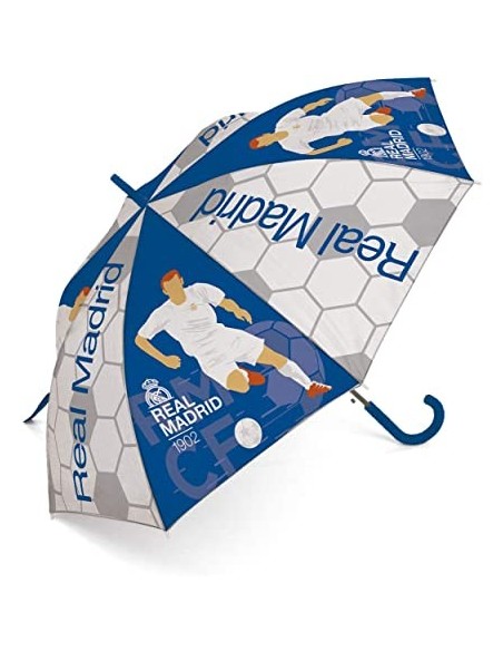 PARAGUAS AUTOMATICO 48cm REAL MADRID 1ª EQUIP.