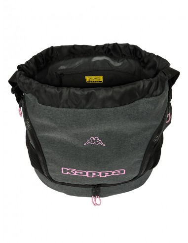 SACO MOCHILA KAPPA "SILVER PINK"