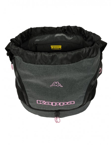 SACO MOCHILA KAPPA "SILVER PINK"